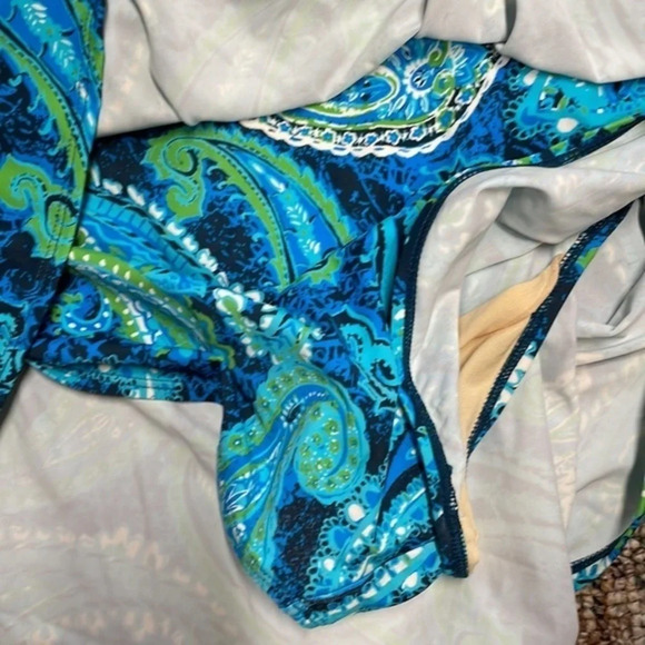 NEW One Piece d & co. BEACH Plus Size Paisley Swimsuit Size 18W - Picture 9 of 10